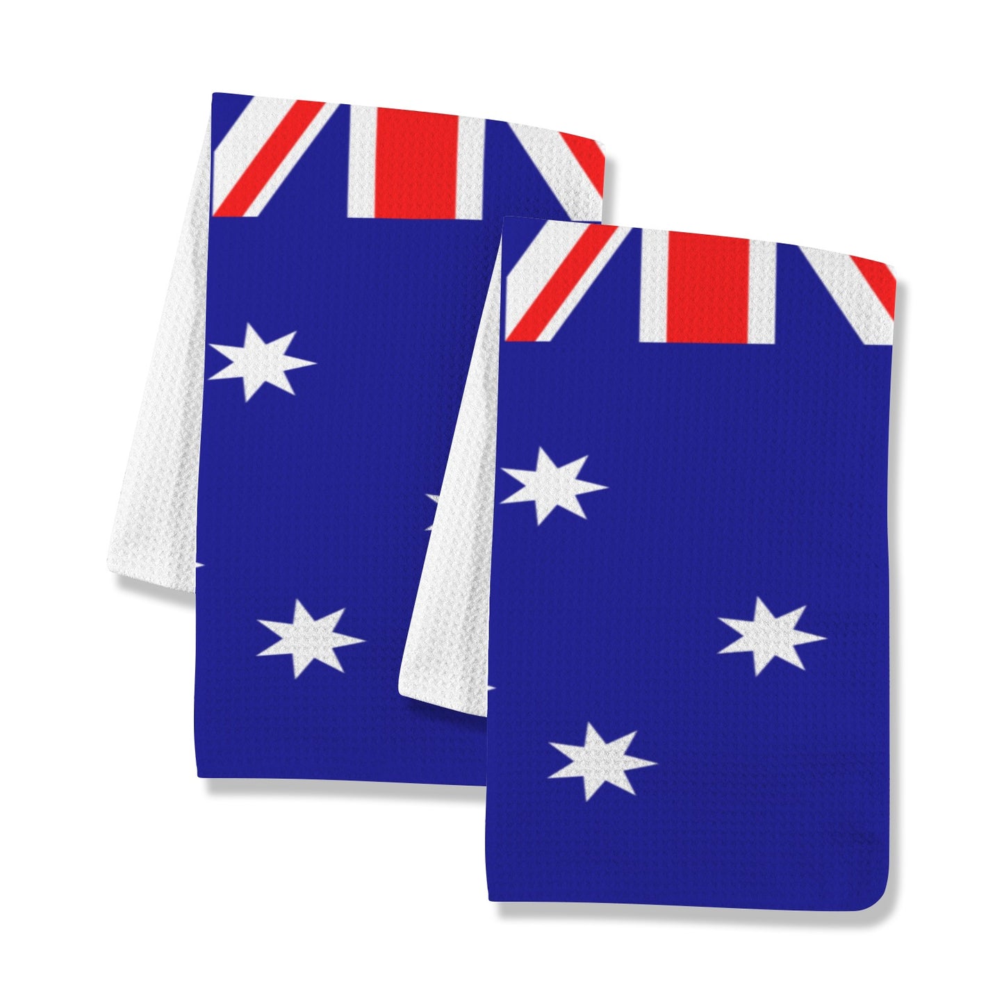 Australia Flag Inspired Kitchen Towel 40X60cm (Pack of 2) (Made in the USA)