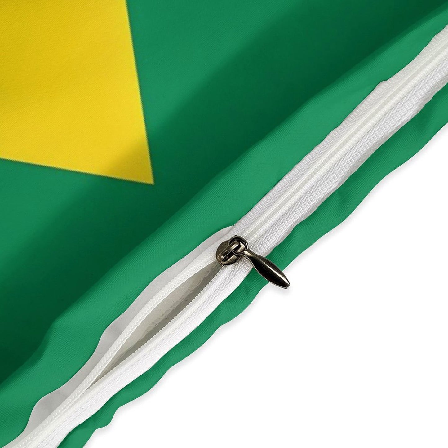 Brazil Flag Inspired 3-Piece Bedding Set (1 Duvet Cover + 2 Pillow Shams) – 102"×90"