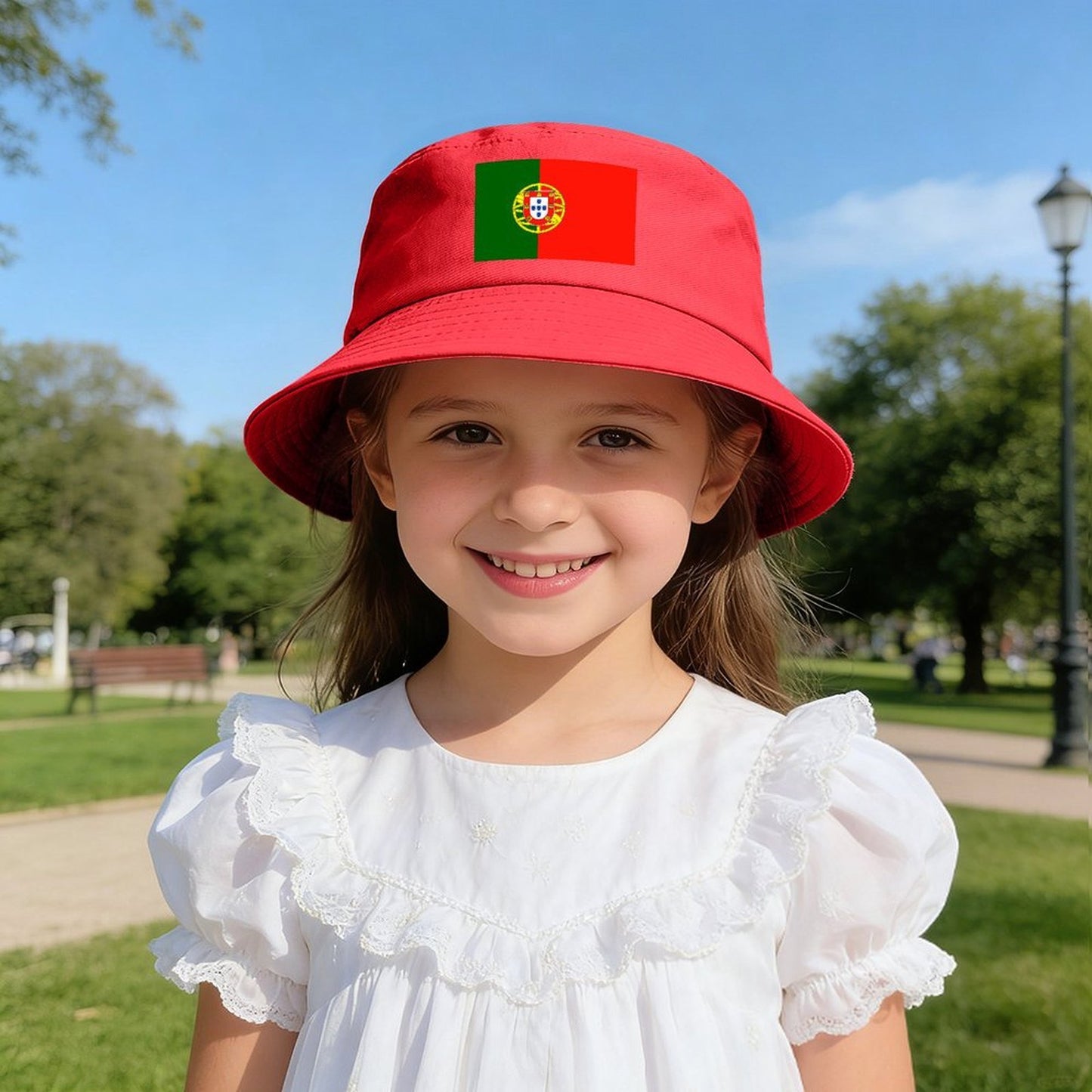Portugal Flag Inspired Kids’ Bucket Hat | Ships from USA