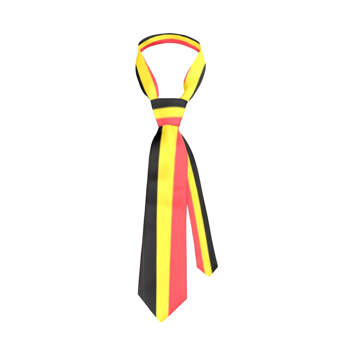 Belgium Flag Inspired Classic Necktie (Two Sides)