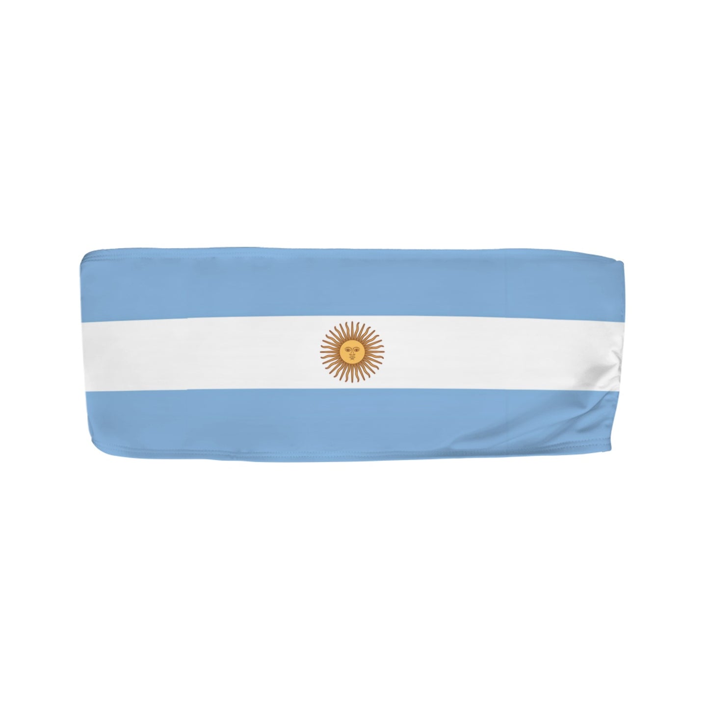 Argentina Flag Inspired Bandeau Tube Bikini Top