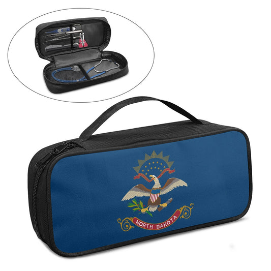 North Dakota Flag Inspired Stethoscope Storage Bag