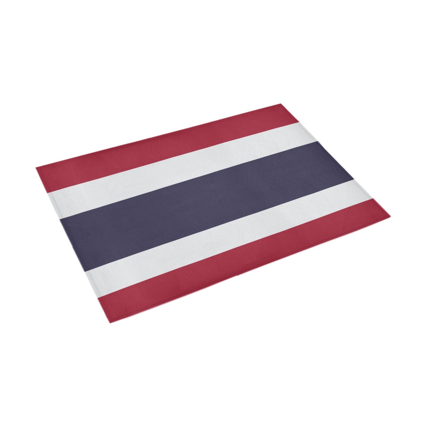 Thailand Flag Inspired Doormat 30" x 18" (Sponge Material)