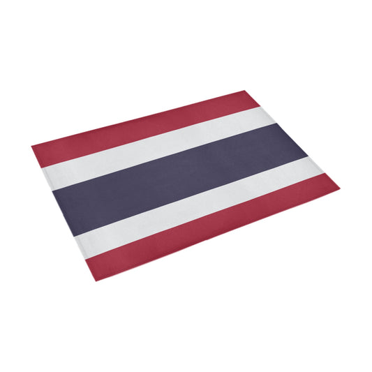 Thailand Flag Inspired Doormat 30" x 18" (Sponge Material)