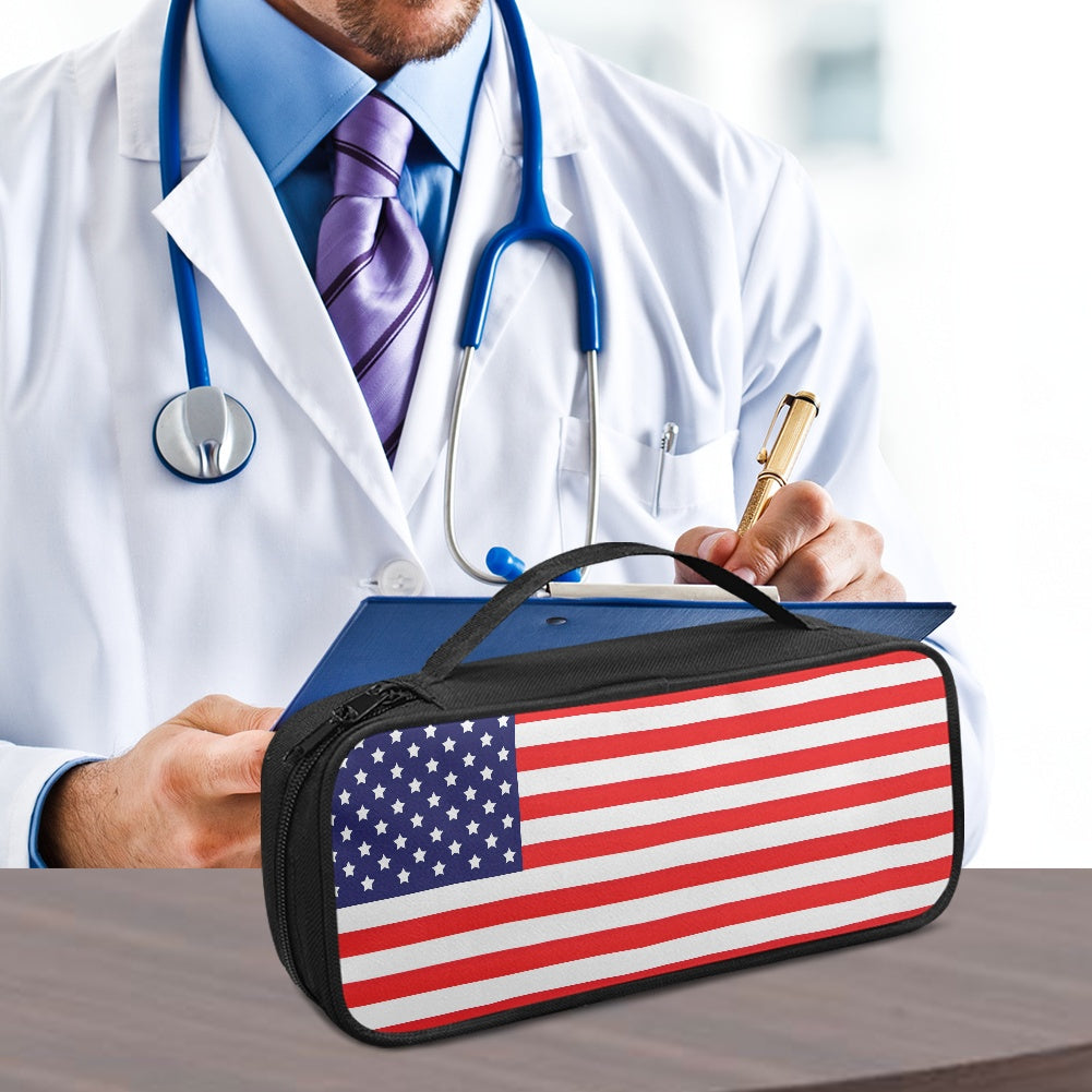 USA/American Flag Inspired Stethoscope Storage Bag