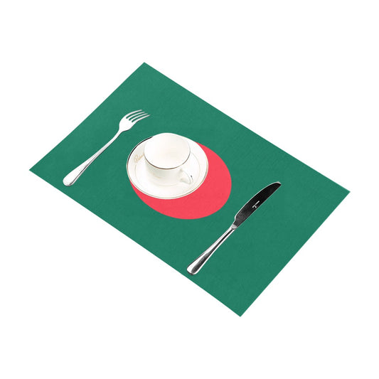 Bangladesh Flag Placemats 12" x 18" (Set of 6)