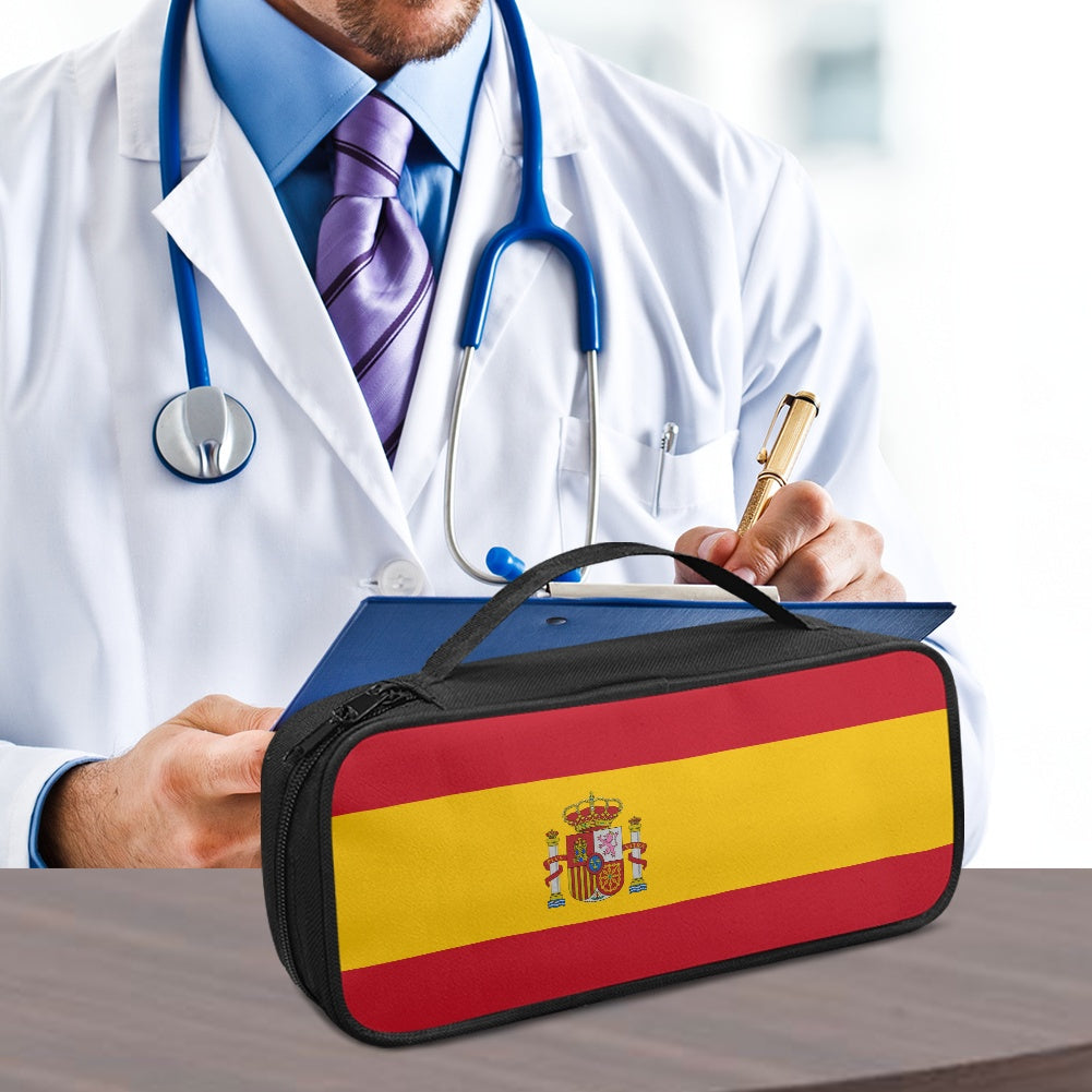 Spain Flag Inspired Stethoscope Storage Bag