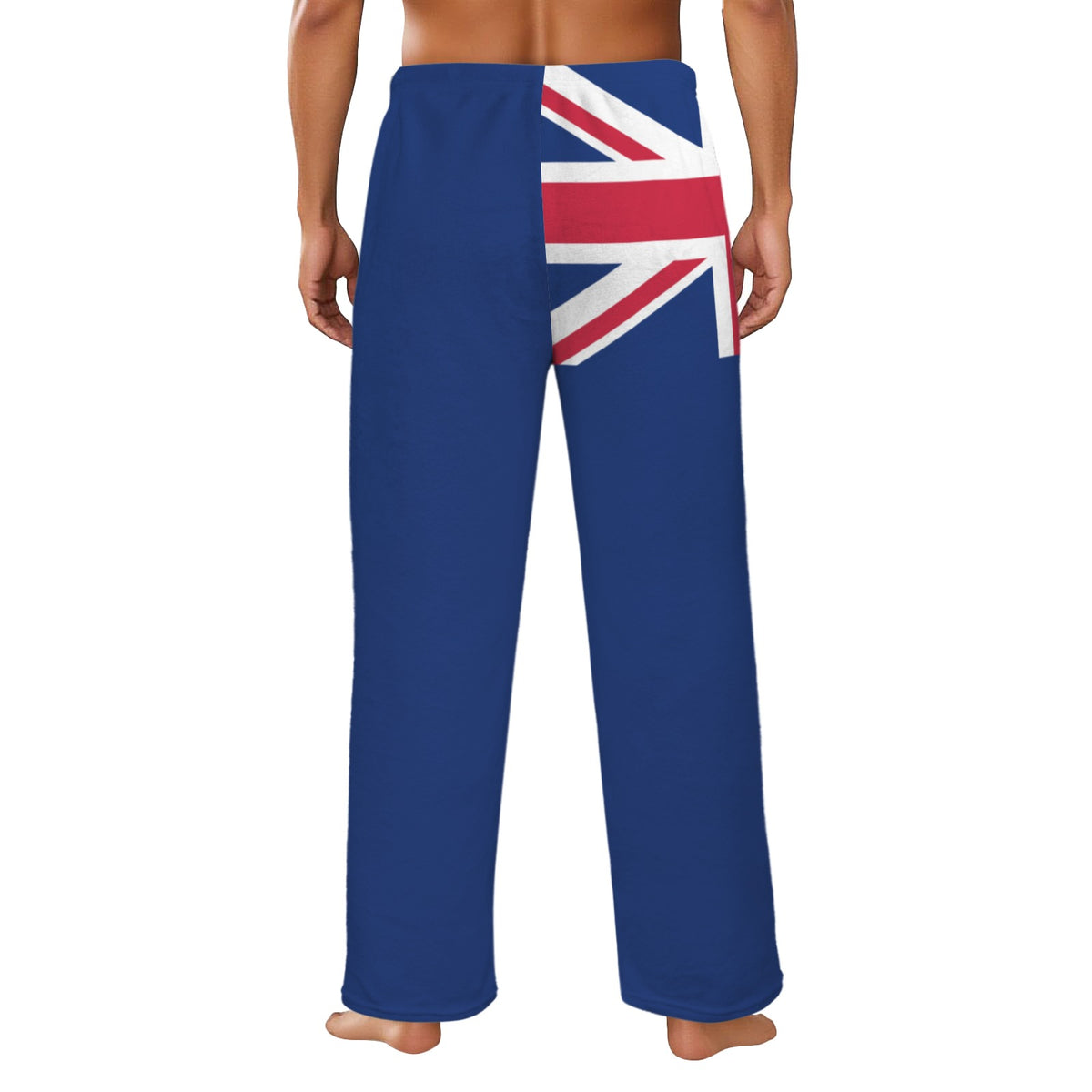 (British) Virgin Islands Flag Inspired Men's Flannel Pajama Trousers Printed in the USA