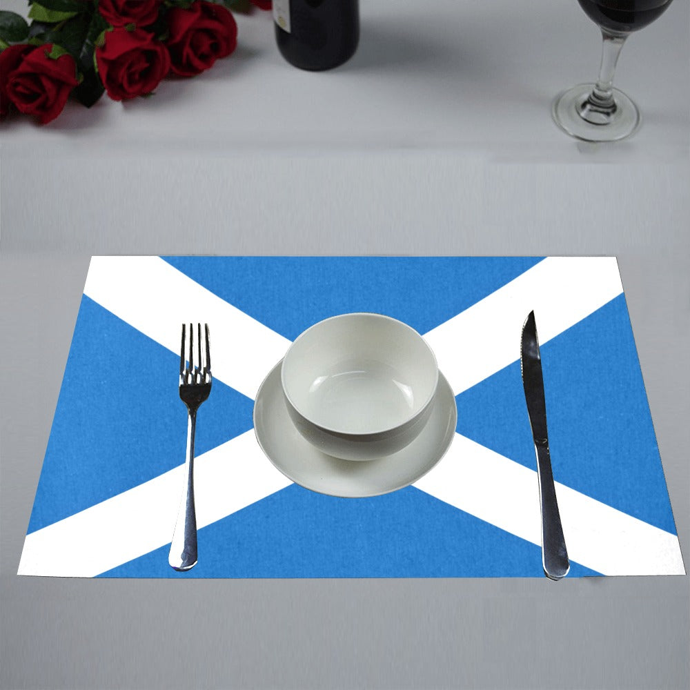 Scotland Flag Placemats 12" x 18" (Set of 6)