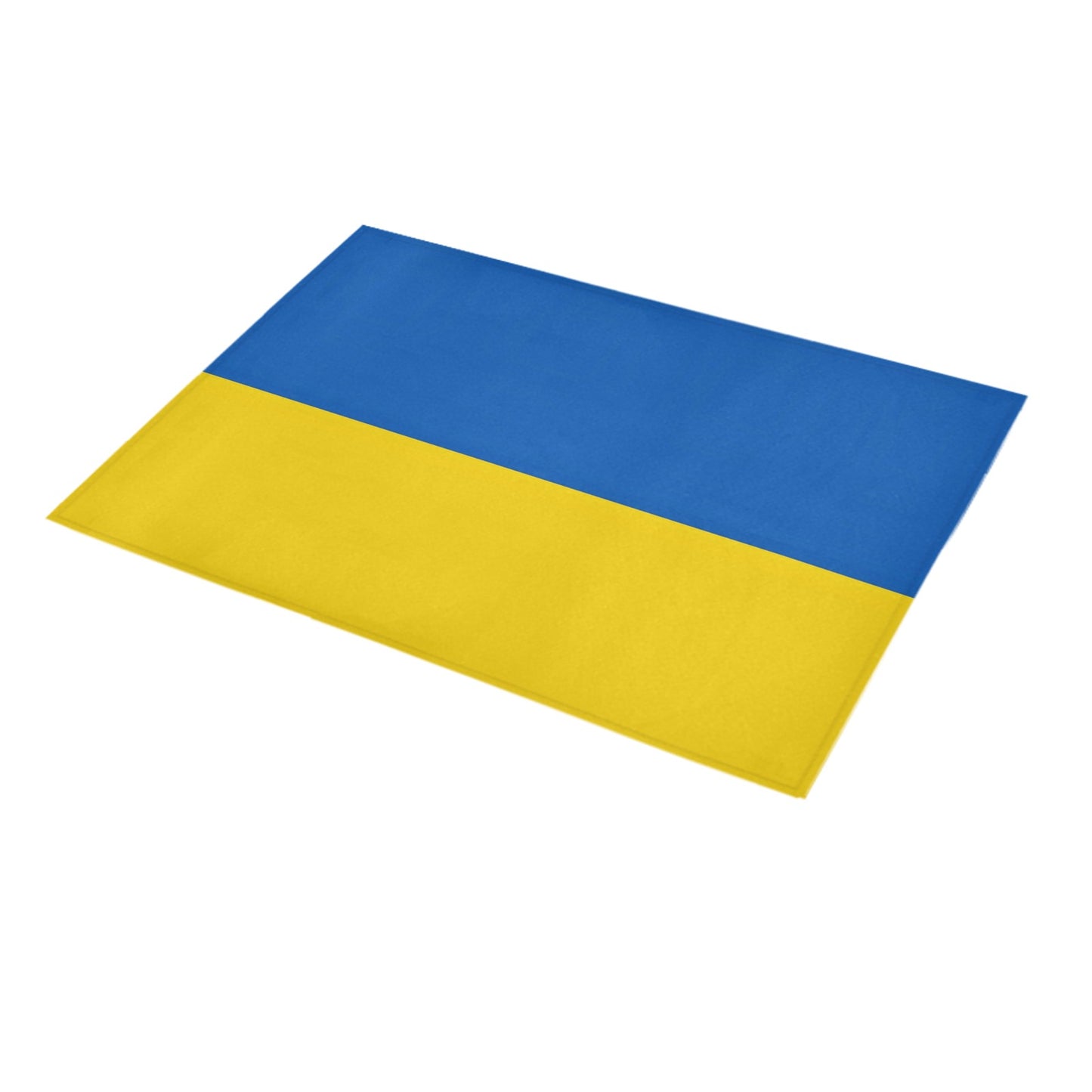 Ukraine Flag Inspired Doormat 30" x 18" (Sponge Material)