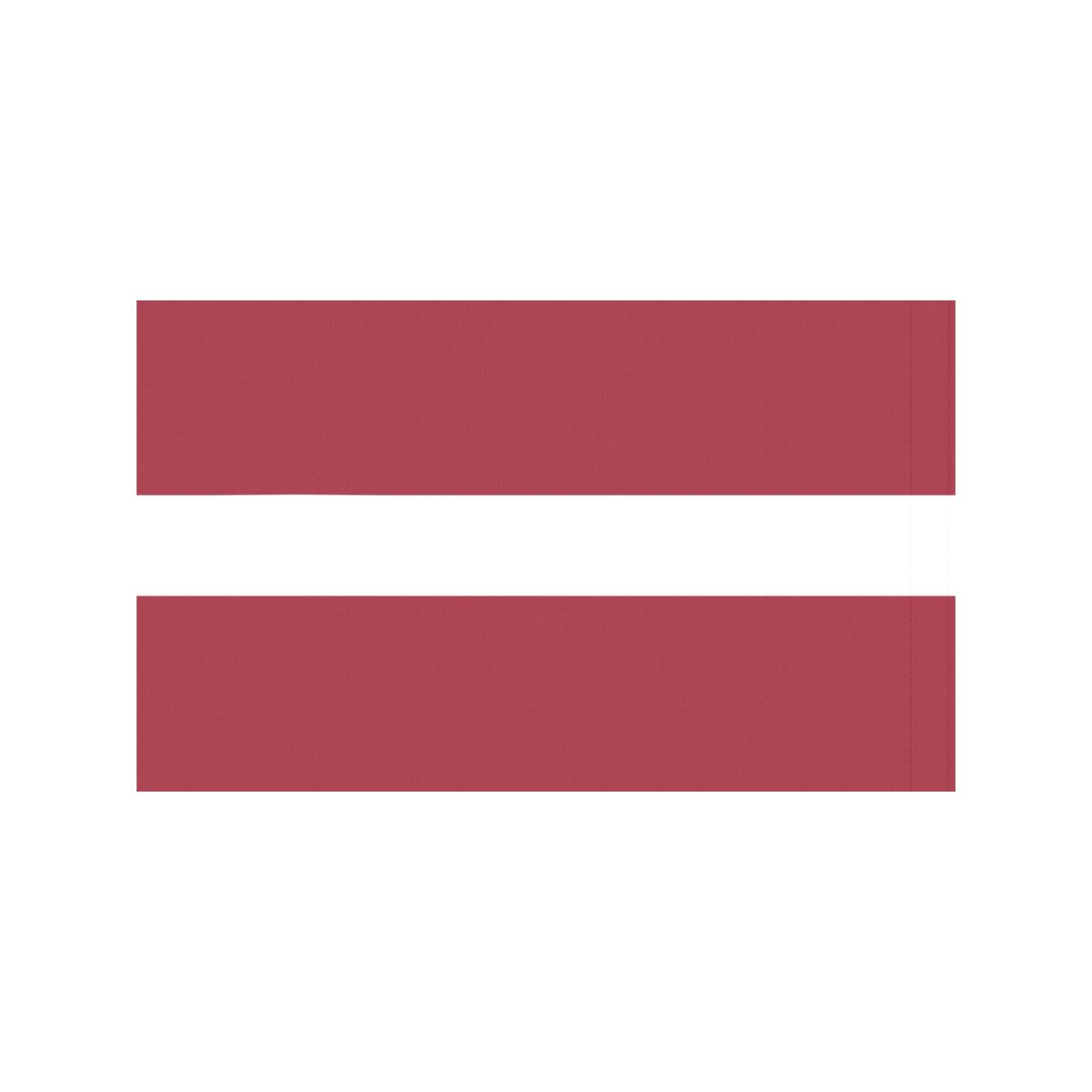 Red and white flag by Luv My Flag brand.