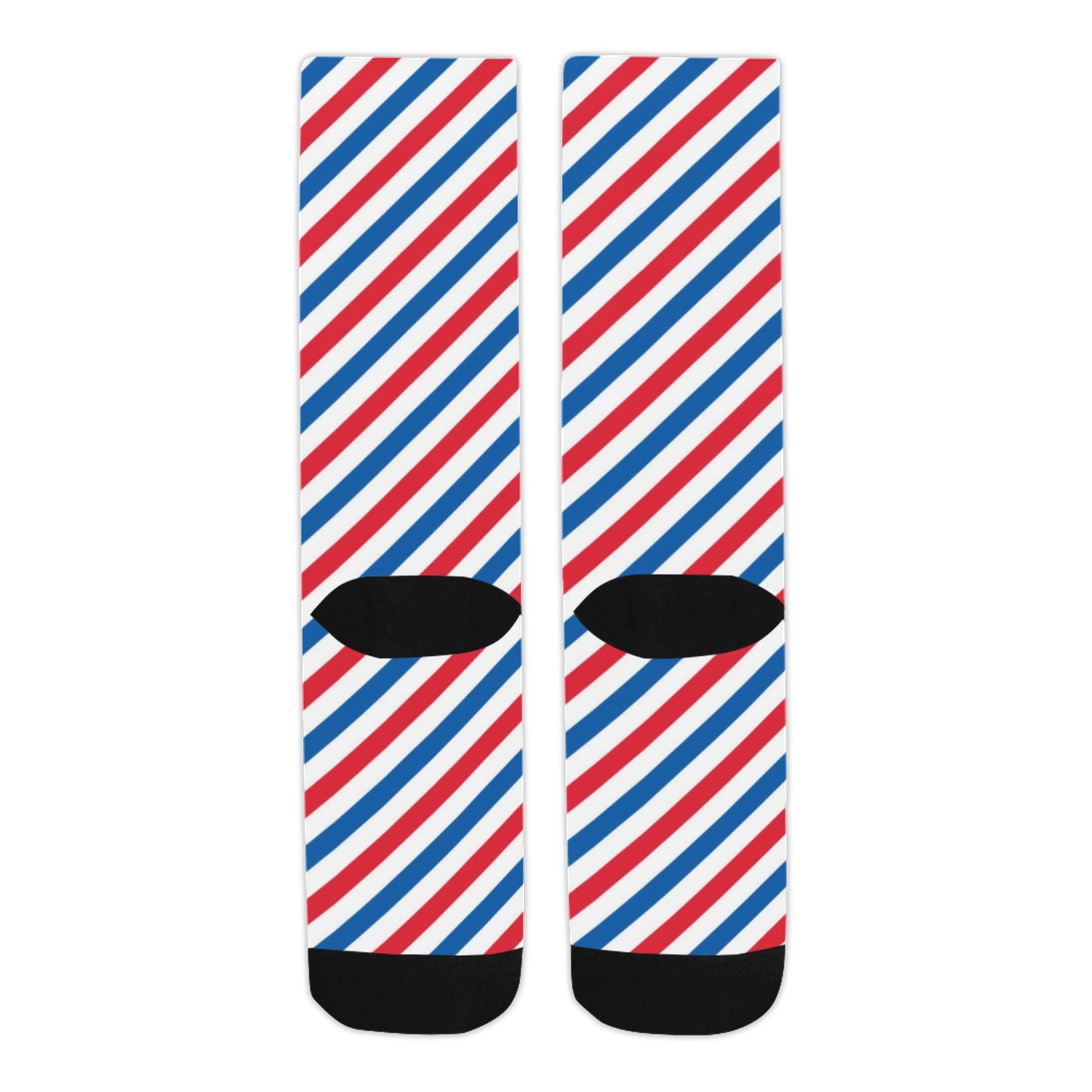 USA/American Flag Inspired Striped Pattern Crew Socks | Ships from USA