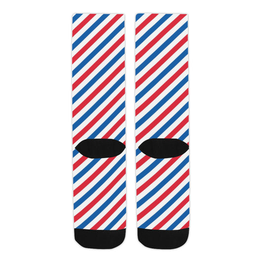 USA/American Flag Inspired Striped Pattern Crew Socks | Ships from USA