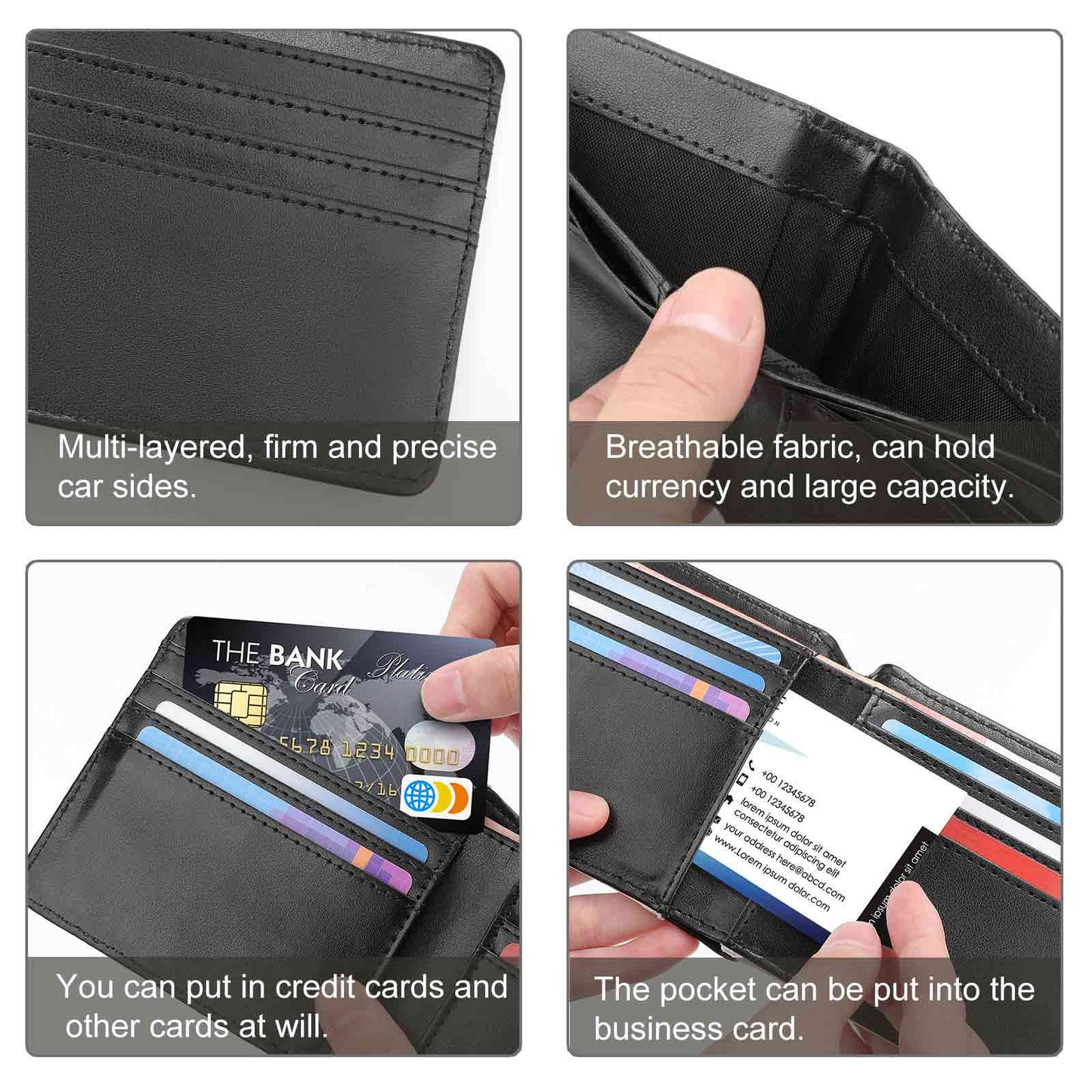 Brazil Flag Inspired Men's Wallet