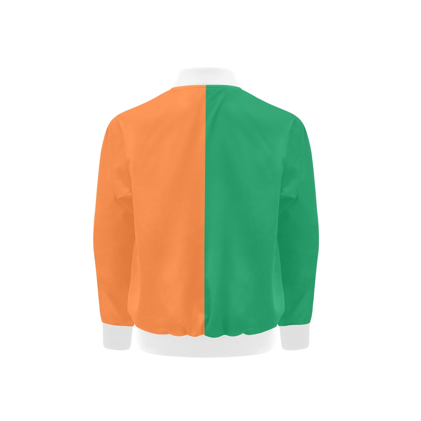 Ireland Flag Inspired Kids' Bomber Jacket with Pockets