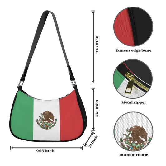Mexico Flag Inspired Women's Shoulder Bag