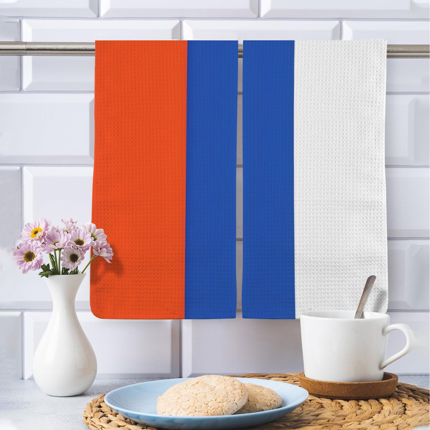 Russia Flag Inspired Kitchen Towel 40X60cm (Pack of 2) (Made in the USA)
