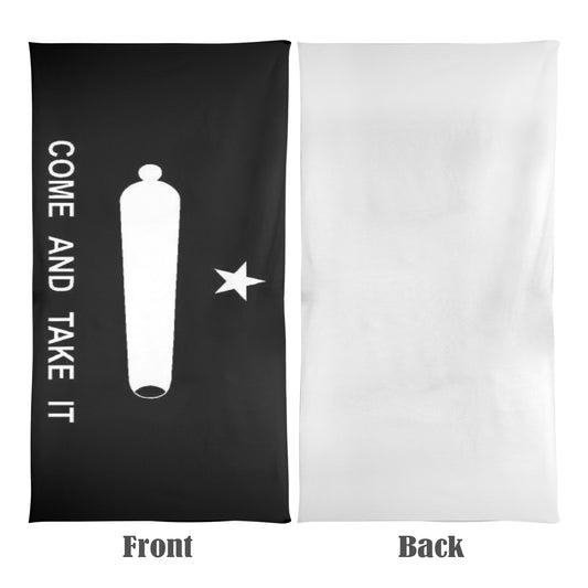 Come and Take It Flag Beach Towel 31"x71" (Made in USA)