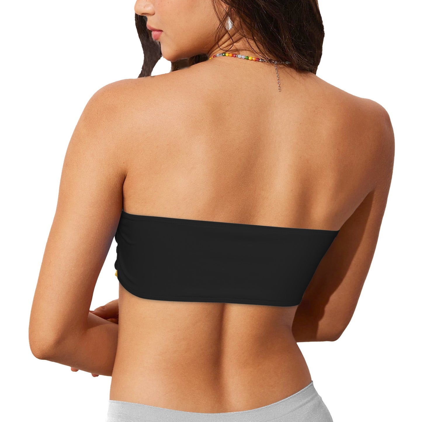 Jamaica Flag Inspired Bandeau Tube Bikini Top