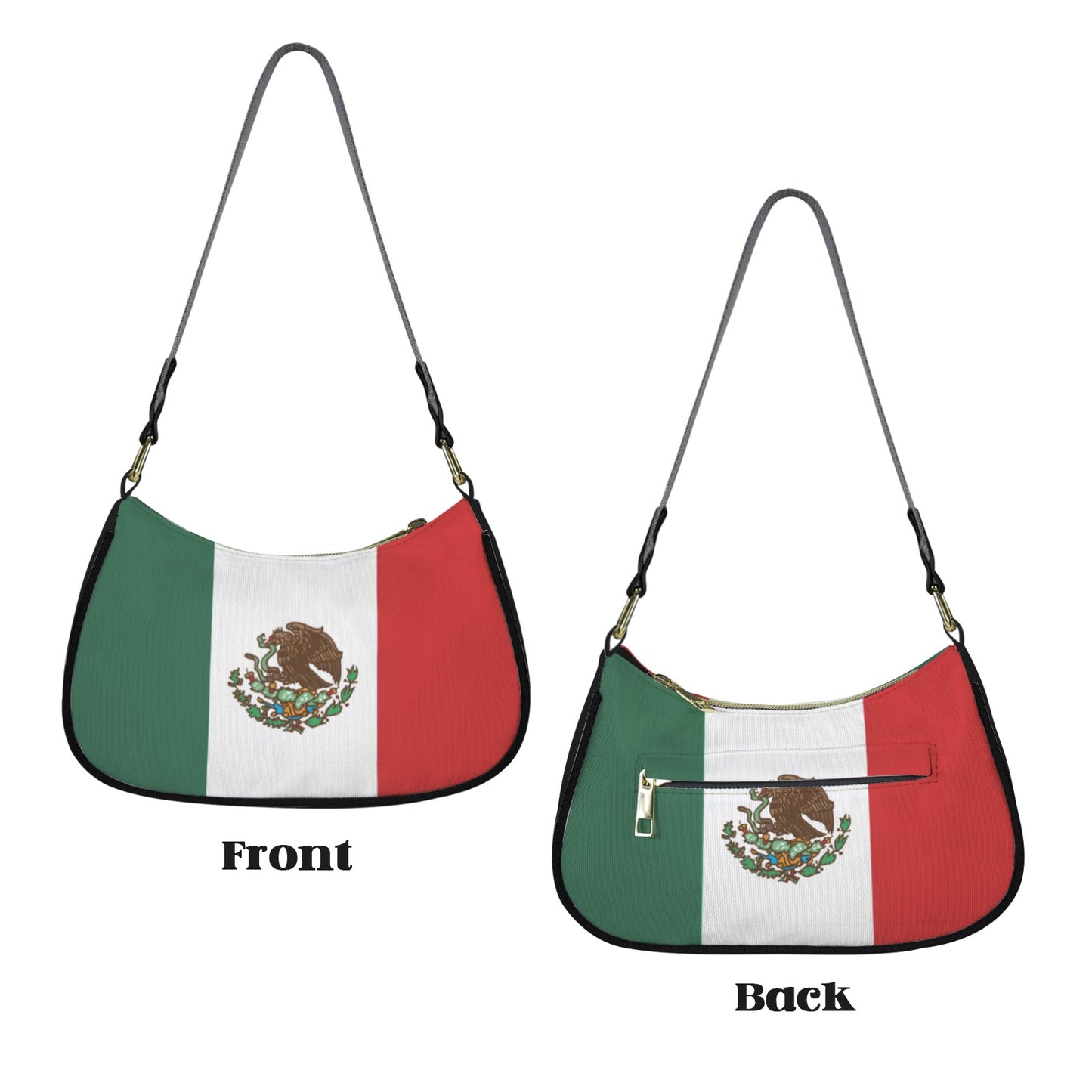 Mexico Flag Inspired Women's Shoulder Bag