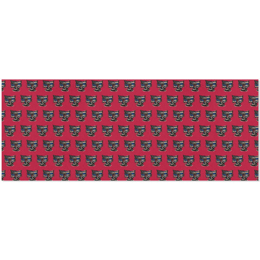 Thin Blue Line Flag Inspired Snake Custom Gift Wrapping Paper 58"x 22.5" (4 Rolls)