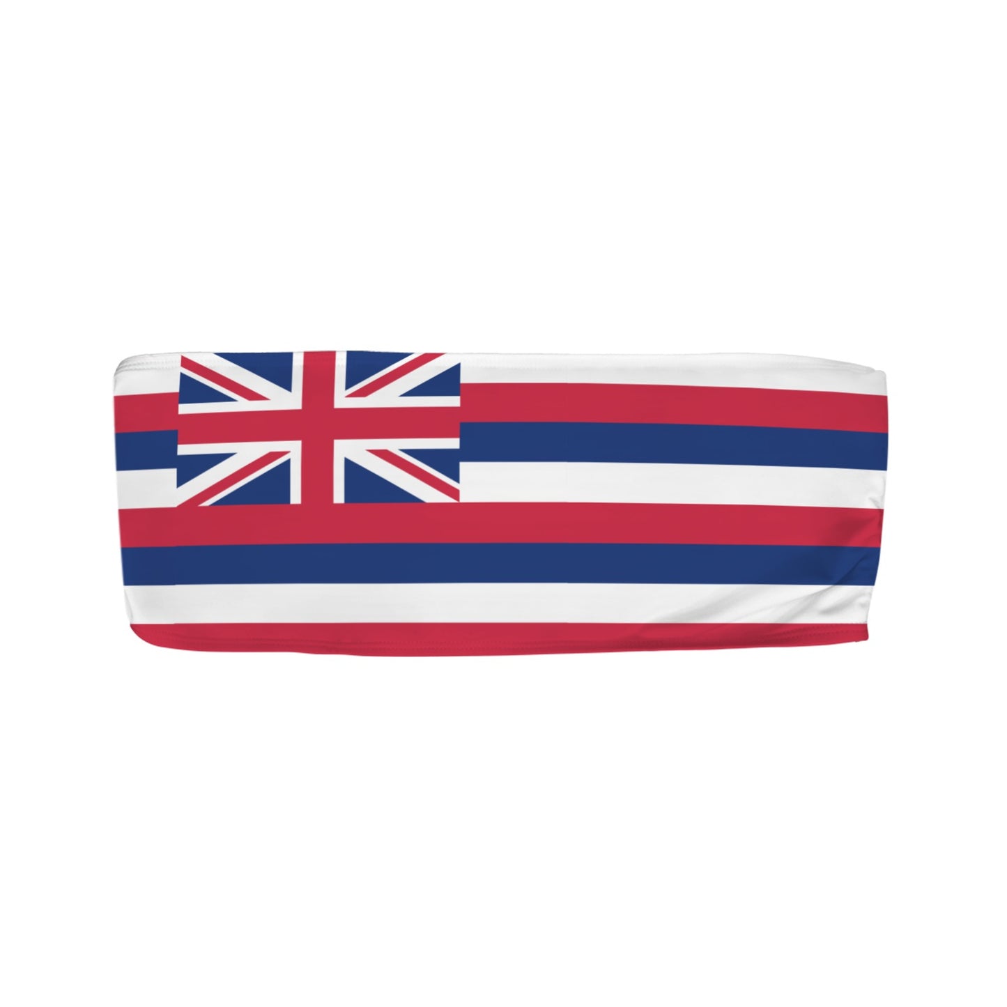 Hawaii Flag Inspired Bandeau Tube Bikini Top