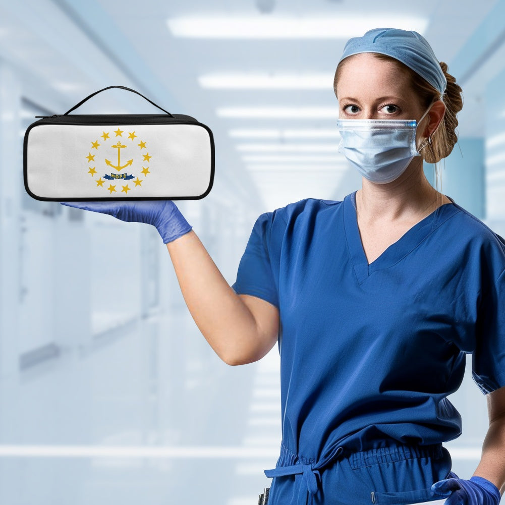 Rhode Island Flag Inspired Stethoscope Storage Bag