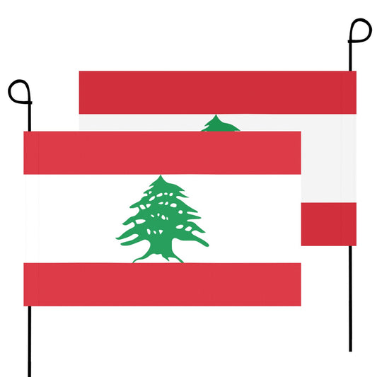 Luv My Flag Lebanese flags with cedar tree design.