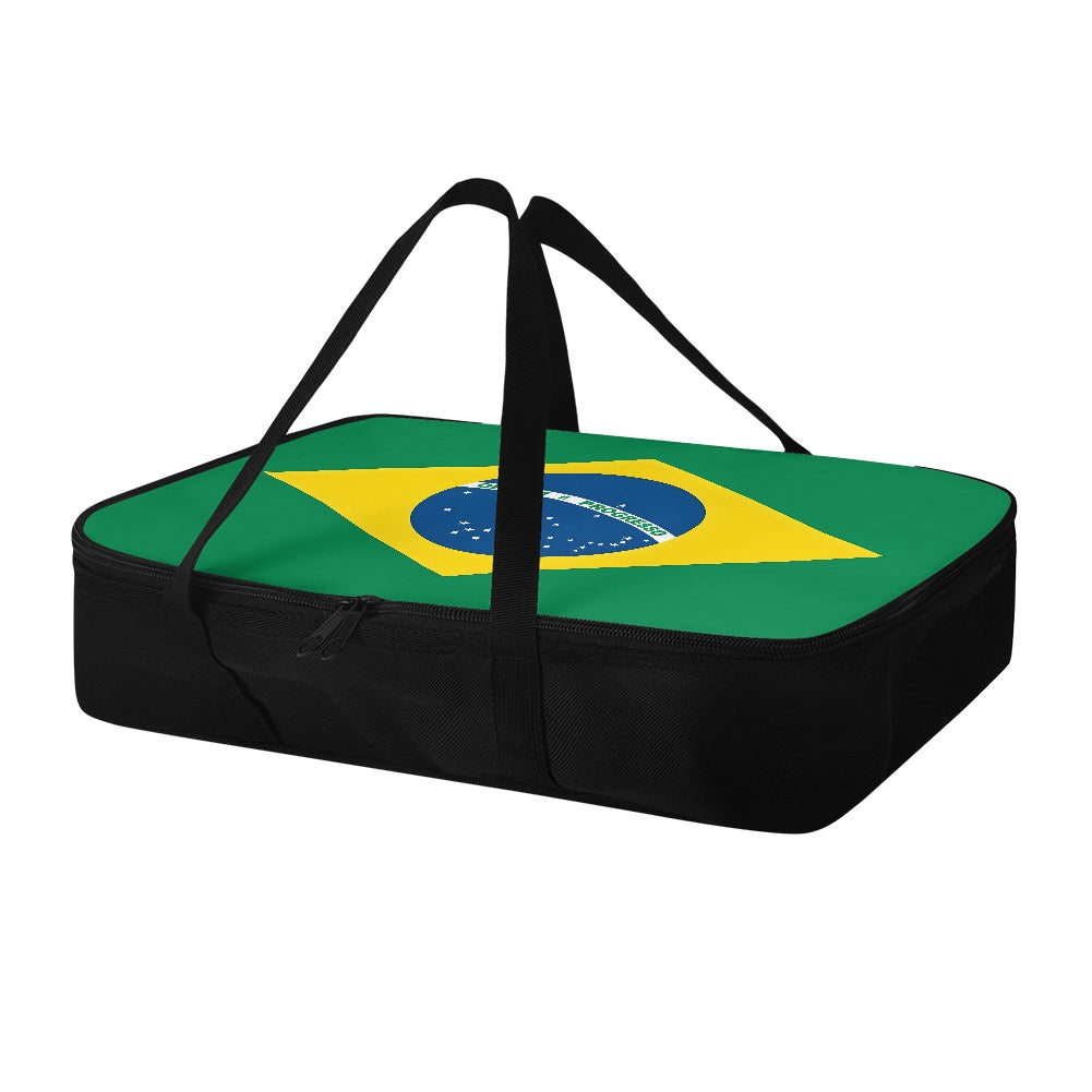 Brazil Flag Inspired Insulated Casserole Carrier – Durable Hot & Cold Food Bag