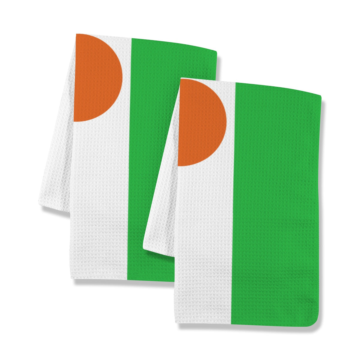 Niger Flag Inspired Kitchen Towel 40X60cm (Pack of 2) | Printed In the USA