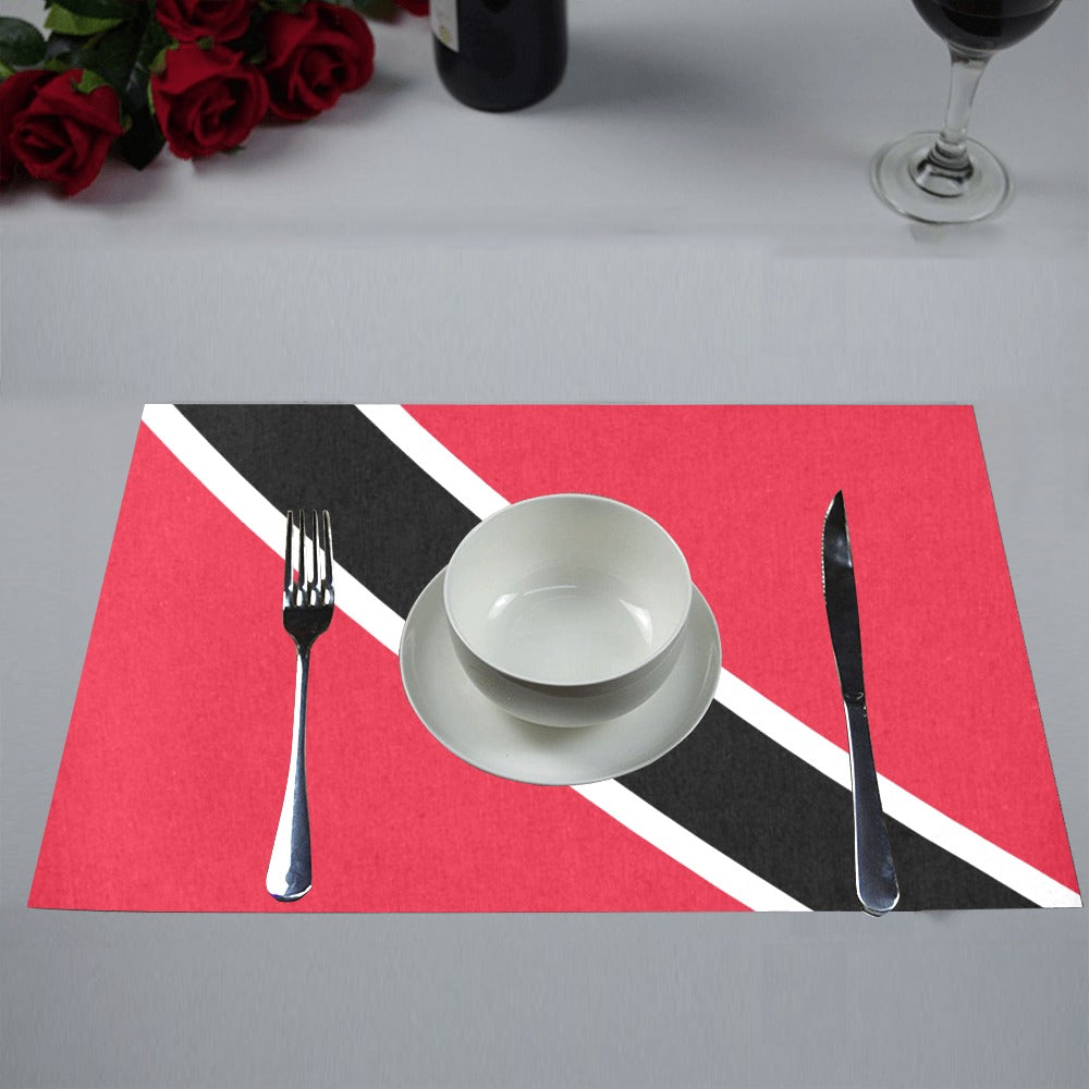 Trinidad and Tobago Flag Placemats 12" x 18" (Set of 6)