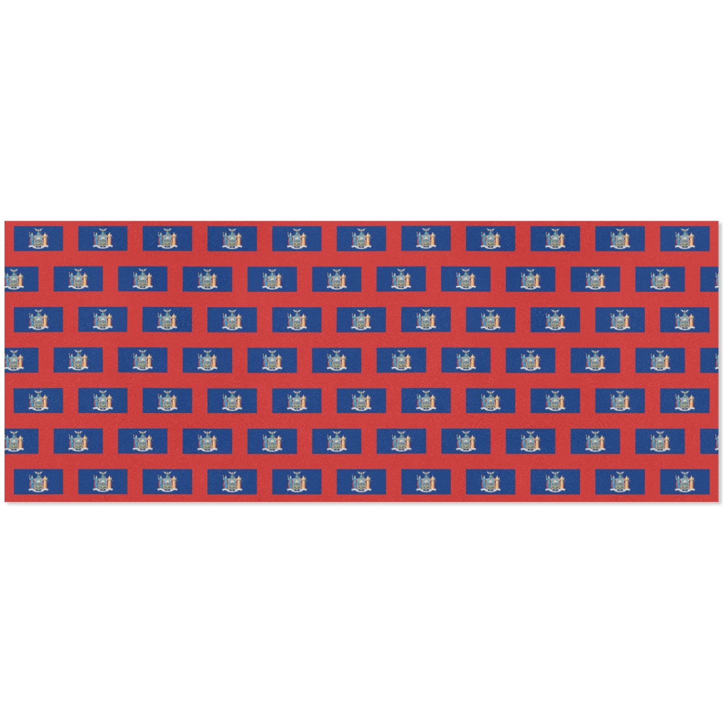 New York Flag Custom Gift Wrapping Paper 58"x 22.5" (4 Rolls)