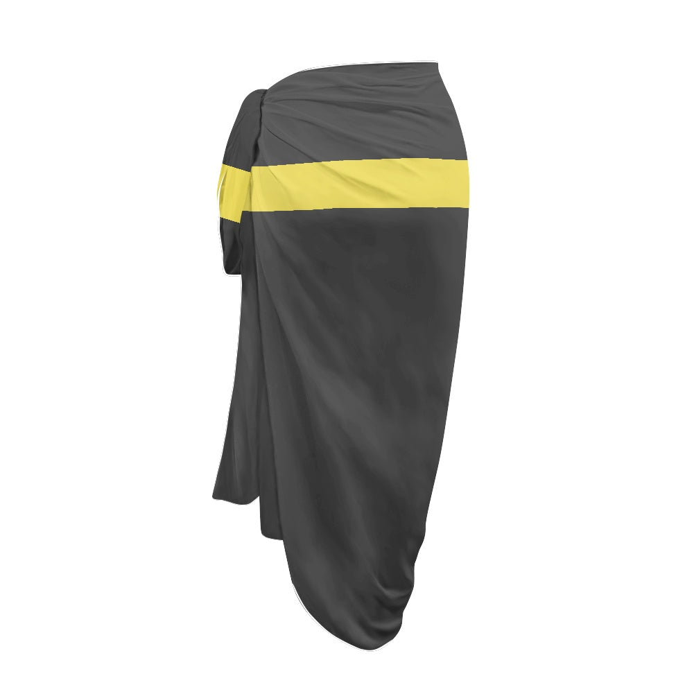 Thin Gold Line Flag Inspired Bikini Cover-Up Style-2