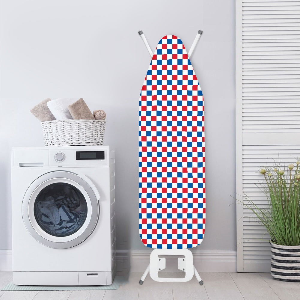 American Flag Colors Red Blue Checkered Ironing Board Cover