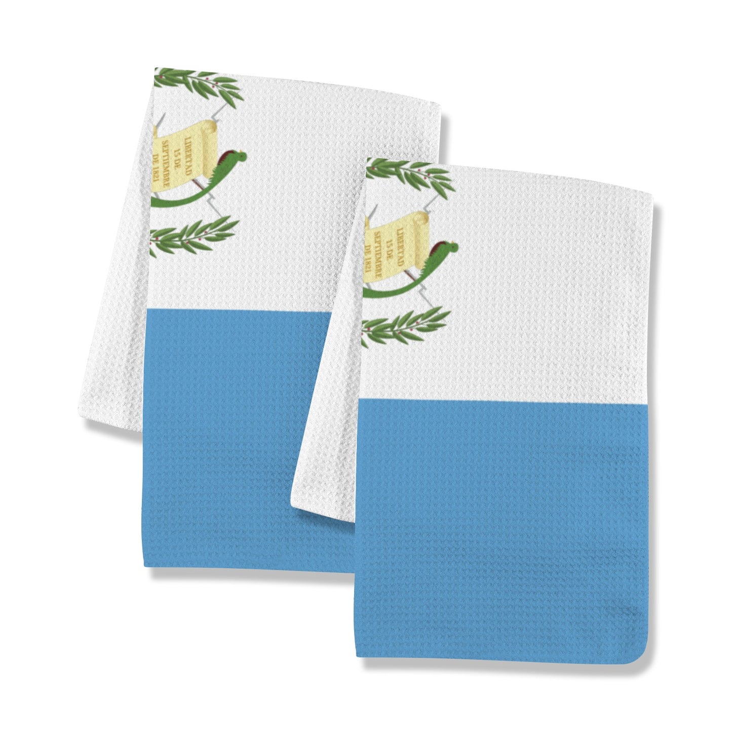 Guatamala Flag Inspired Kitchen Towel 40X60cm (Pack of 2) (Made in the USA)