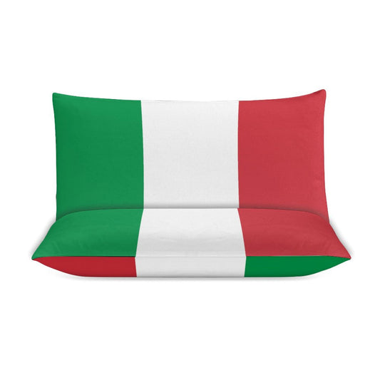 Italy Flag Inspired 3-Piece Bedding Set (1 Duvet Cover + 2 Pillow Shams) – 102"×90"
