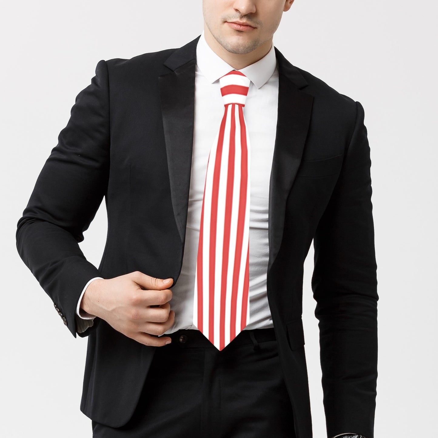 USA/American Flag Inspired Style-3 Classic Necktie (Two Sides)