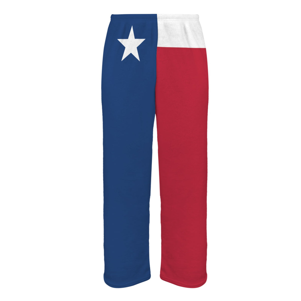 Texas Flag Inspired Men's Flannel Pajama Trousers Printed in the USA
