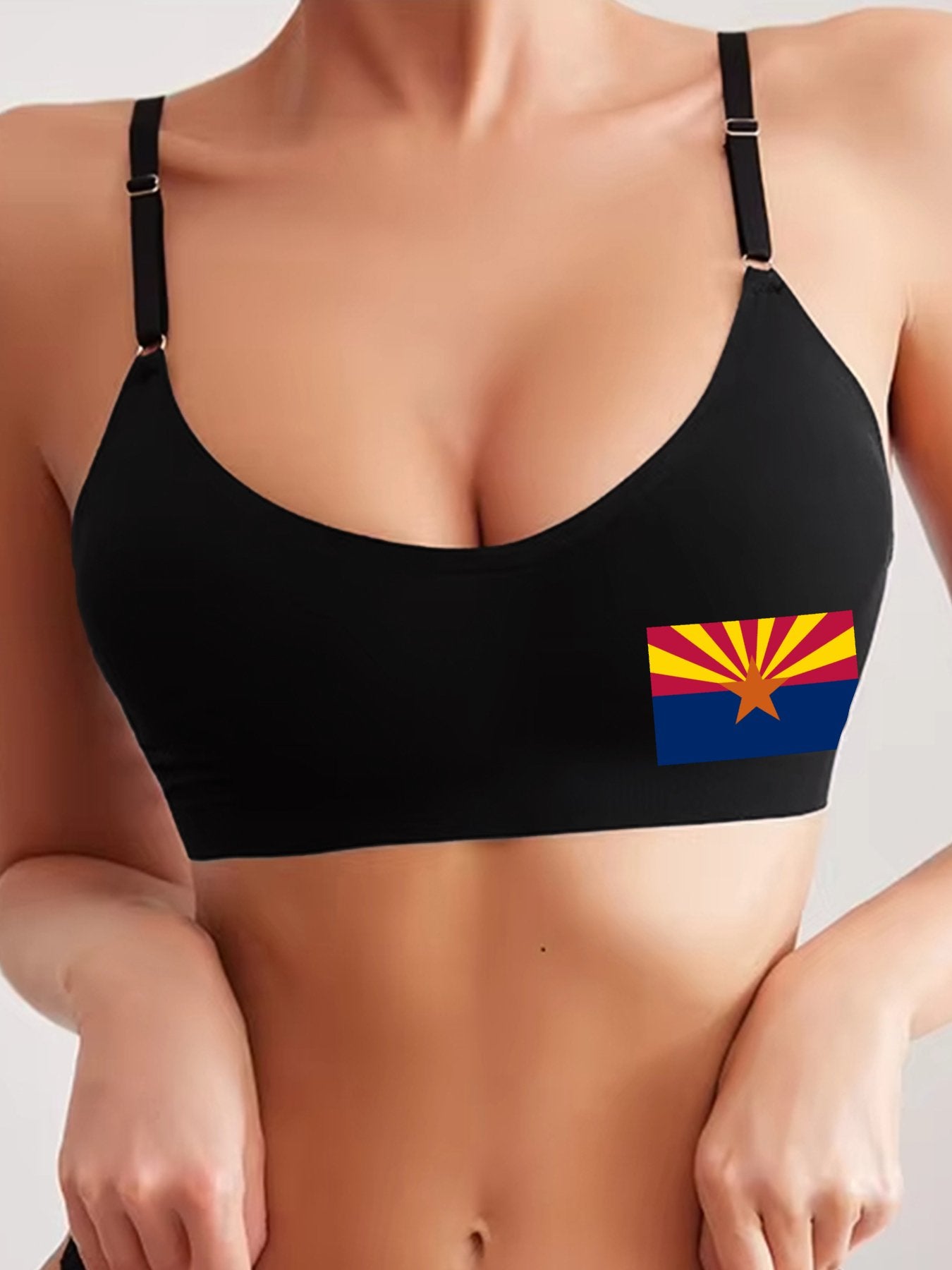 Arizona Flag Women's Seamless Bra | Ships from USA