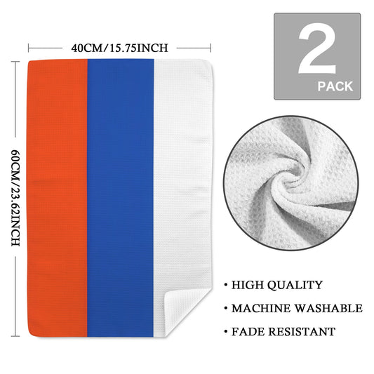 Russia Flag Inspired Kitchen Towel 40X60cm (Pack of 2) (Made in the USA)