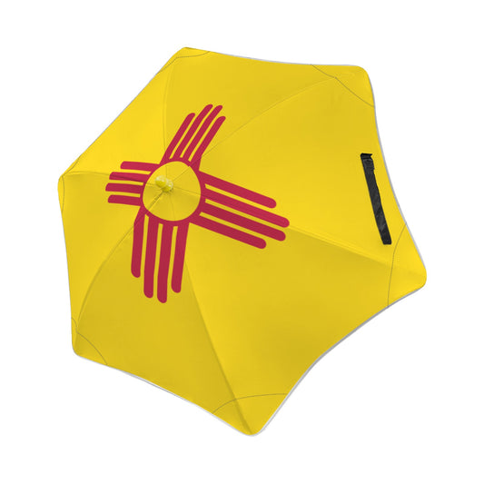 New Mexico Flag Inspired Kids Safe Round Corner Umbrella