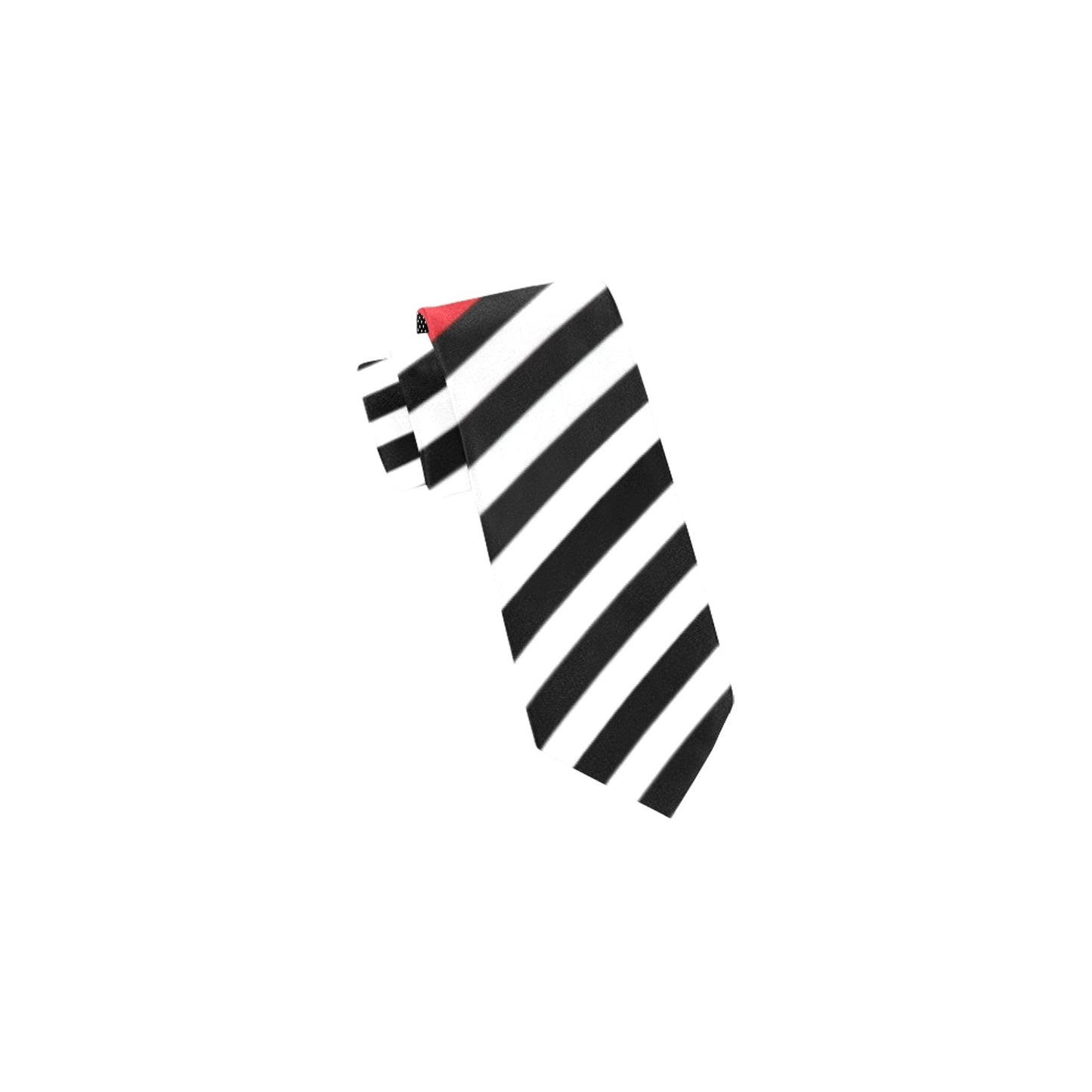 Thin Red Line Flag Inspired Classic Necktie (Two Sides)