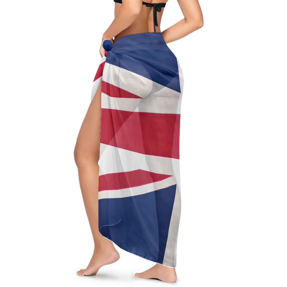 UK/Great Britain Flag Inspired Bikini Cover-Up