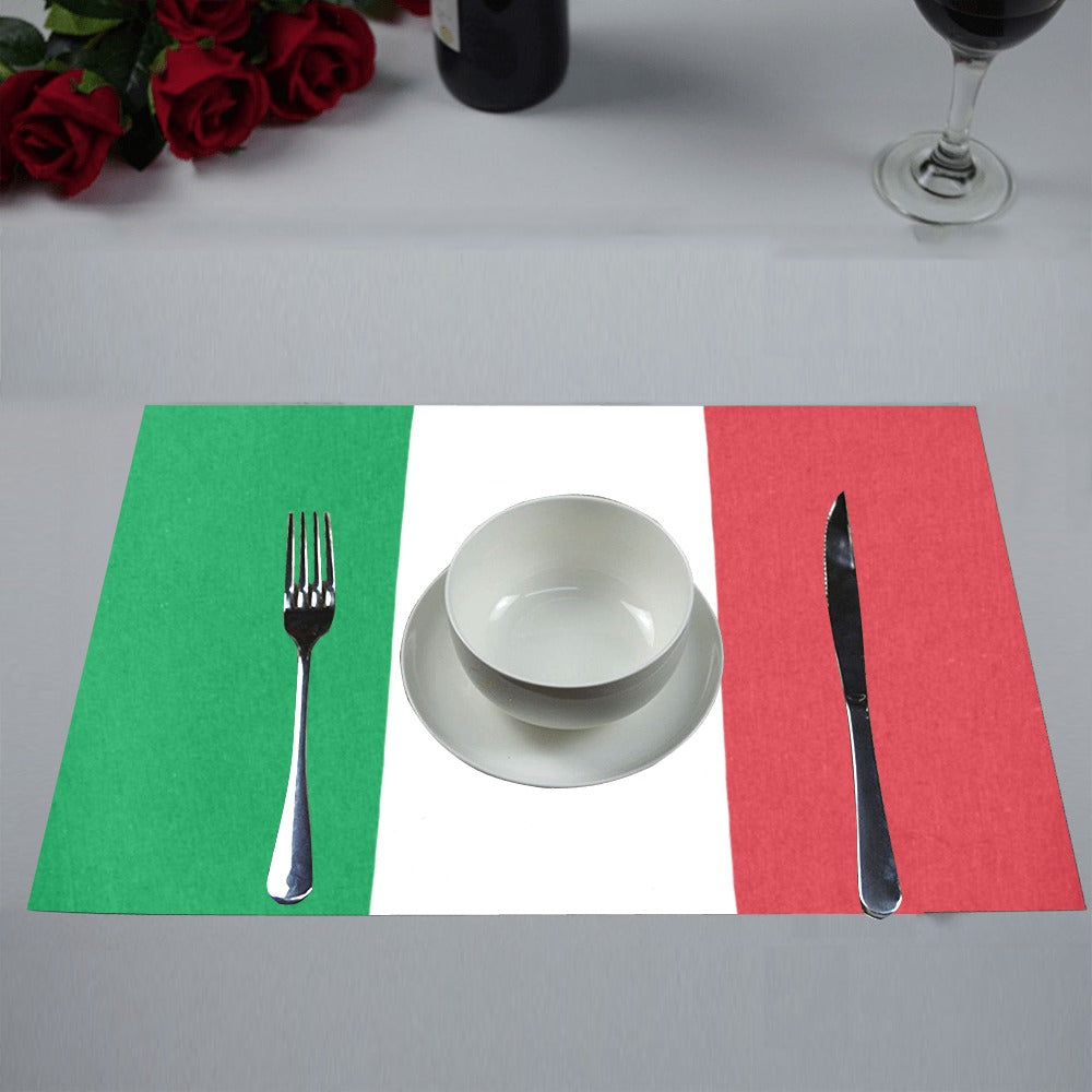 Italy Flag Placemats 12" x 18" (Set of 6)