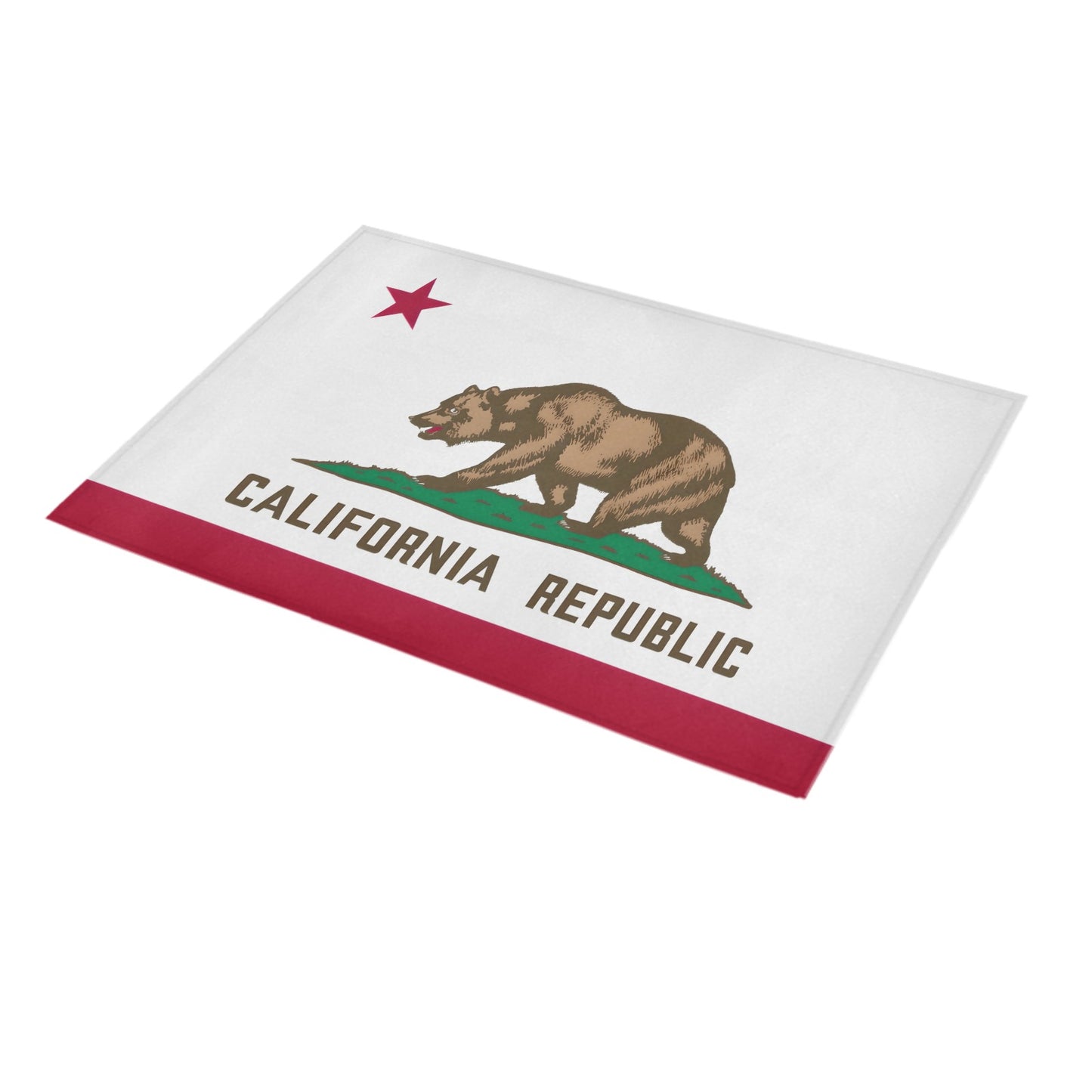 California Flag Inspired Doormat 30" x 18" (Sponge Material)