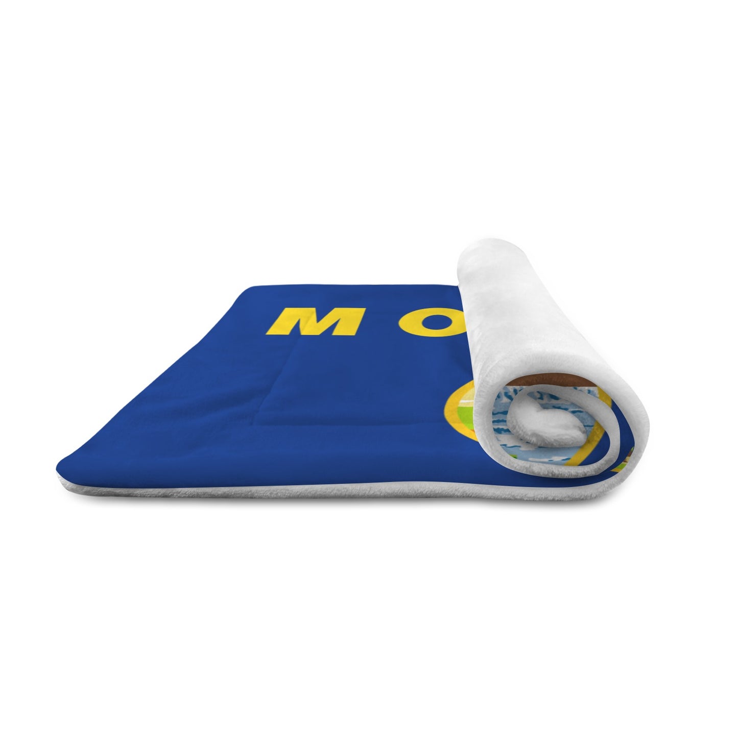 Montana Flag Inspired Pet Mat 25x18inch (Made in the USA)