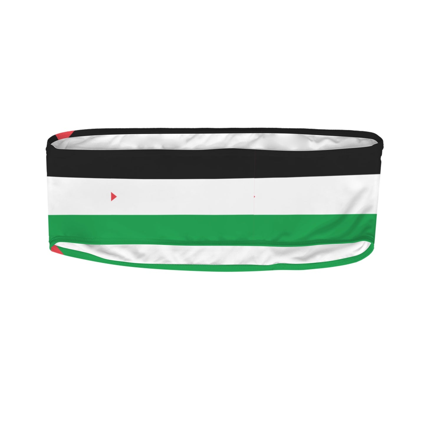 Palestine Flag Inspired Bandeau Tube Bikini Top