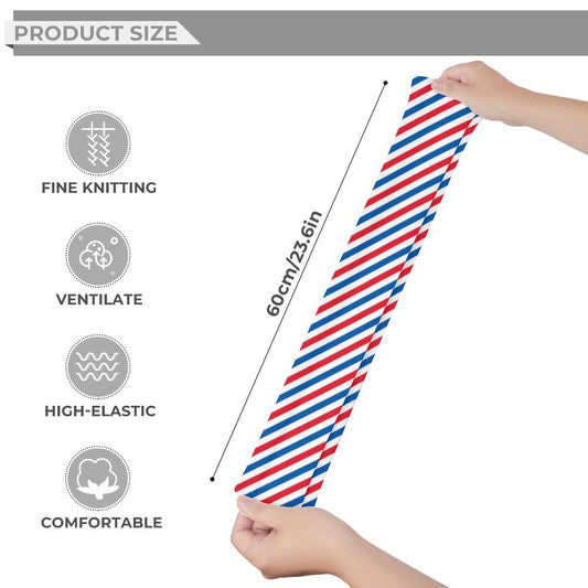 USA/American Flag Inspired Stripes Design Trendy Stockings(Long)