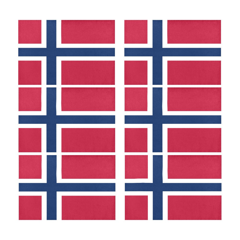 Norway Flag Placemats 12" x 18" (Set of 6)