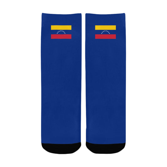 Venezuela Flag Inspired Kid's Custom Socks (Made in the USA)